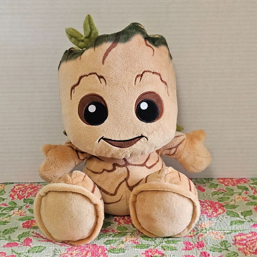 Disney Groot Plush Guardians of the Galaxy 10 inch Collectible Marvel Weighted